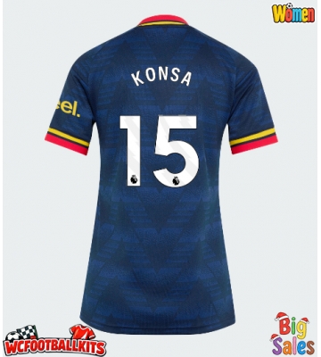 Arsenal Ezri Konsa #15 Replica Away Stadium Shirt for Women 2026-27 Short Sleeve